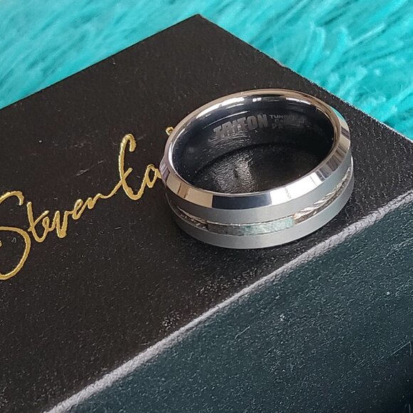 Triton Tungsten Ring - Picture 1 of 5